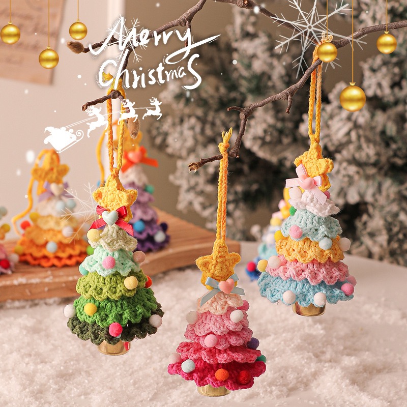 2025 Hand-Crocheted Christmas Tree Ornaments